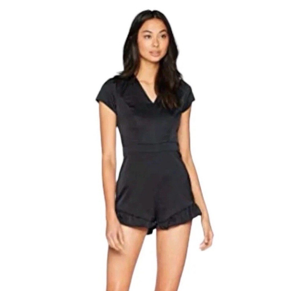 BEBE satin romper NWT size 10